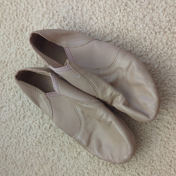 Capezio Tan Jazz Booties Size 7M - Picture 1 of 8